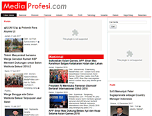 Tablet Screenshot of mediaprofesi.com